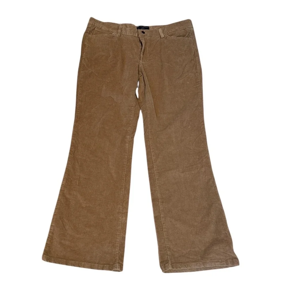 Banana Republic Skinny Fit Corduroy Pant camel academia men Brown Trousers 36x32
